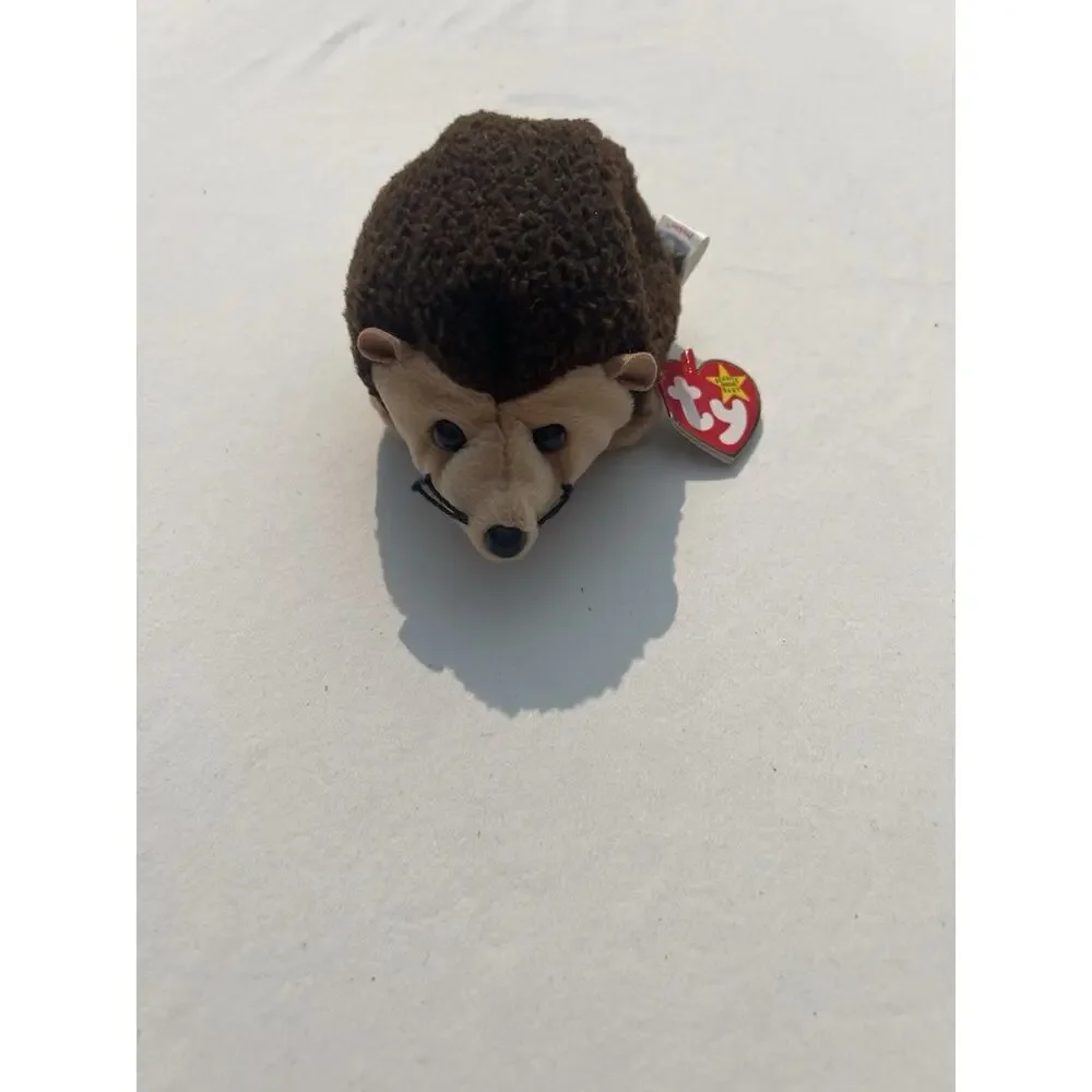 Ty Beanie Baby - PRICKLES the Hedgehog (6 Inch) W/Tags - Picture 1 of 5